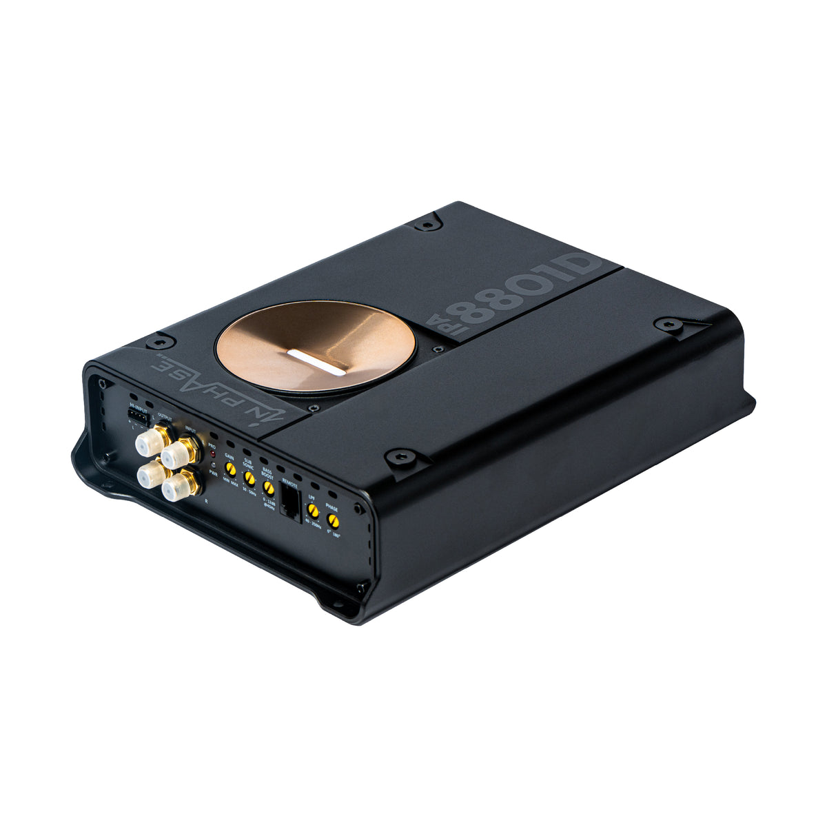 IN PHASE IPA8801D – 800W RMS 1Ω MONO CLASS D SUBWOOFER AMPLIFIER