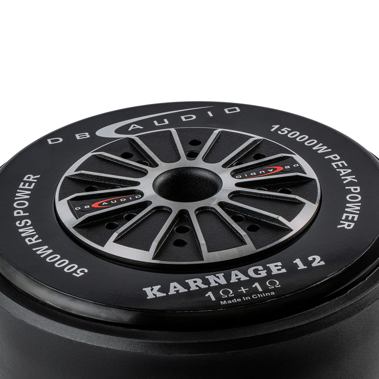 DB Audio KARNAGE 15000W 12" Dual 1Ω Voice Coil SPL SINGLE Subwoofer