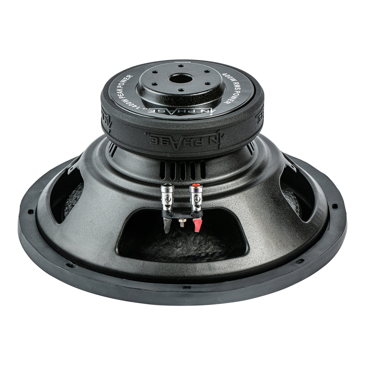 In Phase XT-10D4 Kevlar Cone 2Ω or 8Ω Dual Voice Coil 1200W Peak Power Subwoofer