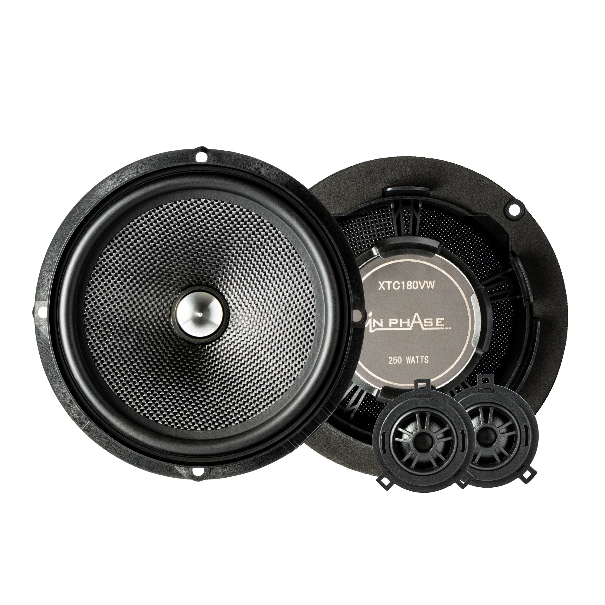 In Phase XTC-180VW 250W 2-Way Component Door Speakers with