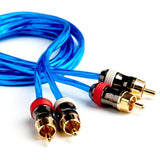 DB Audio DBR201 1 Metre Double Shielded RCA Cable Perfect for Car Audio Amplifier & Home Audio Amps