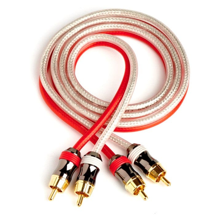 In Phase IPR301T 1 Metre Reference RCA Cable Perfect for Car Audio Amplifier