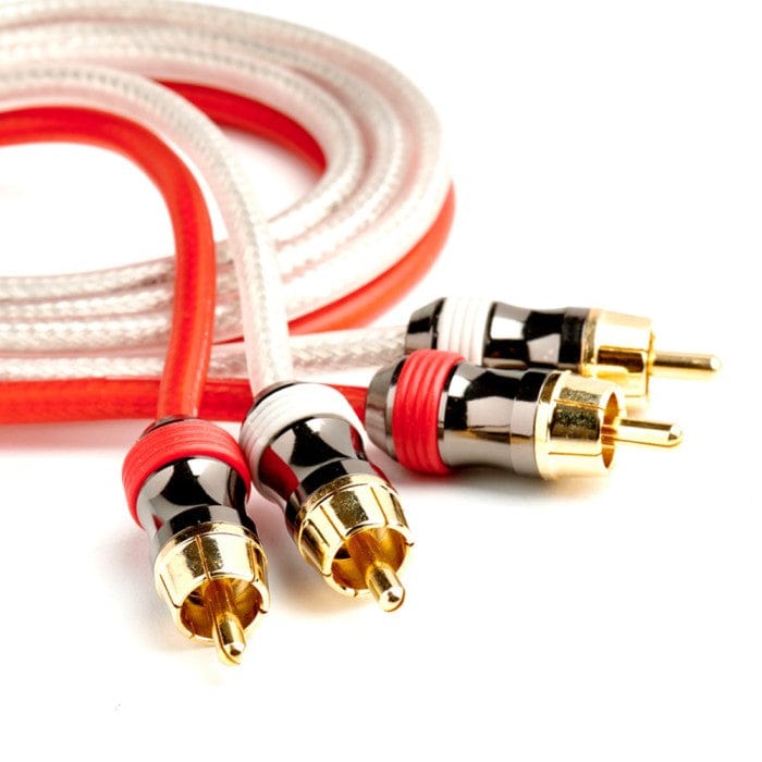 In Phase IPR301T 1 Metre Reference RCA Cable Perfect for Car Audio Amplifier