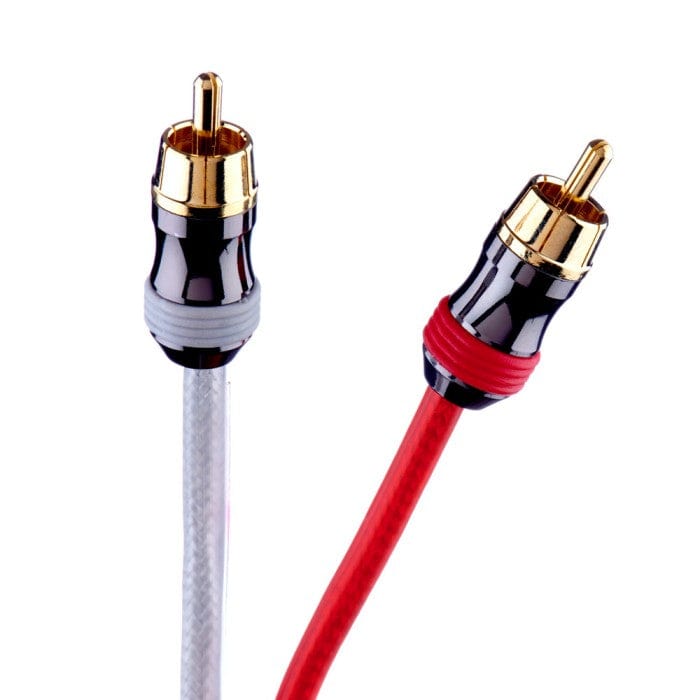 In Phase IPR301T 1 Metre Reference RCA Cable Perfect for Car Audio Amplifier