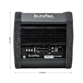 In Phase XTB-828R 8" 300W Active Subwoofer with Passive Radiator and Class D Amplifer
