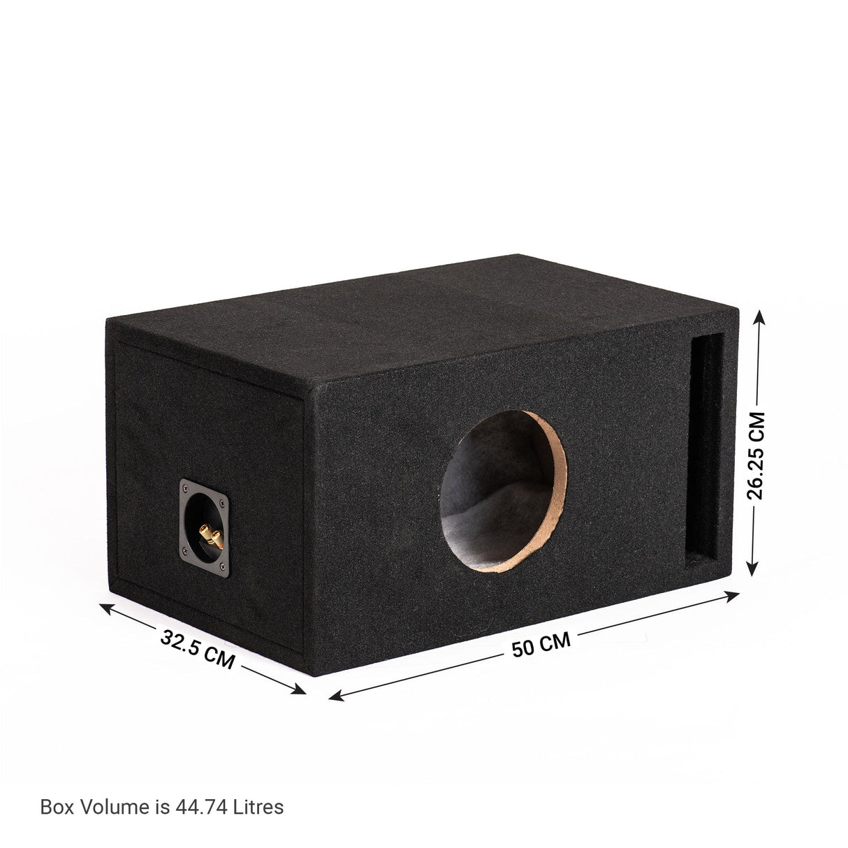 In Phase BX-6XT 6" Slot Ported High Quality Subwoofer Enclosure For In Phase XT-6