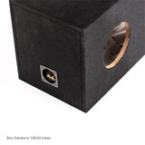 In Phase BX28XT Double 8" Ported Subwoofer Enclosure for TWO In Phase XT-8 Subwoofers