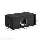 In Phase BX-8XT 8" Slot Ported High Quality Subwoofer Enclosure for XT-8