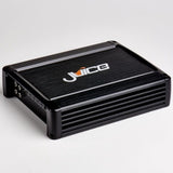 Juice JA1201D 1200W 1-Channel Mono Peak Power Car Amplifier, Bass Remote, 1Ω Stable, RCA Output