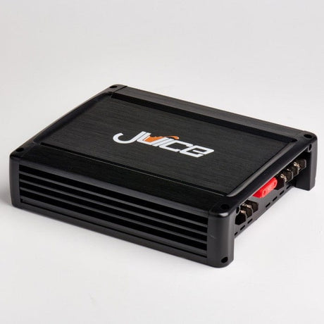 Juice JA1201D 1200W 1-Channel Mono Peak Power Car Amplifier, Bass Remote, 1Ω Stable, RCA Output