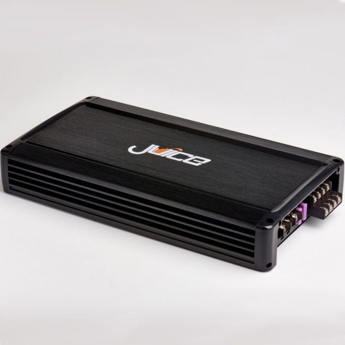 Juice JA1504 1500W 4-Channel Bridgeable Car Power Amplifier, Thermal Protection, RCA Output, Bass Boost, Class A-B