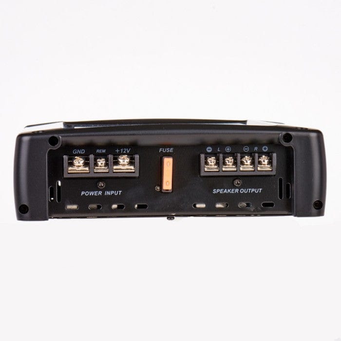 Juice JA902 900W 2-Channel Bridgeable Car Power Amplifier, Thermal Protection, RCS Output, Bass Boost, Class A-B