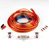 Juice JWTRU422D 4 Gauge 2500W Amplifier Wiring Kit for Installing 2 Amplifiers