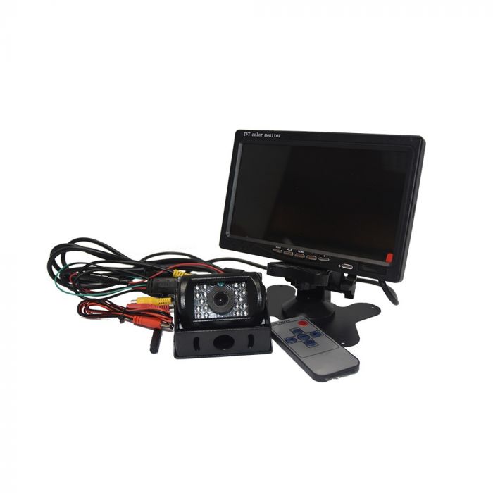 In Phase DINY611W 7" Colour Monitor with IR CMOS Lens, Night Vision Waterproof Camera