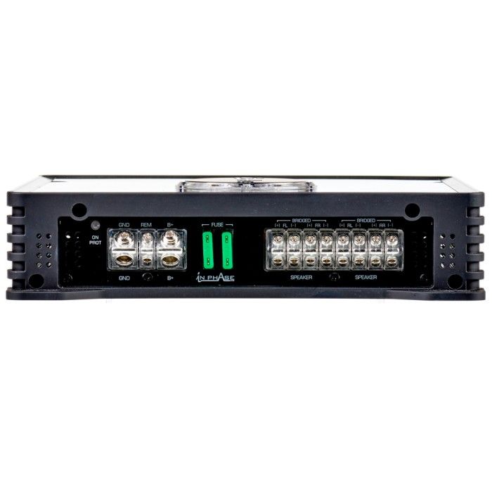 In Phase IPA8704D 2 Ohm Stable 1200 Watts Digital 4 Channel Amplifier