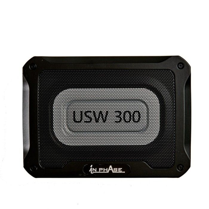 In Phase USW300 - 300W Underseat Compact Subwoofer For Volkswagen T5 and T6 Complete with Wiring Kit