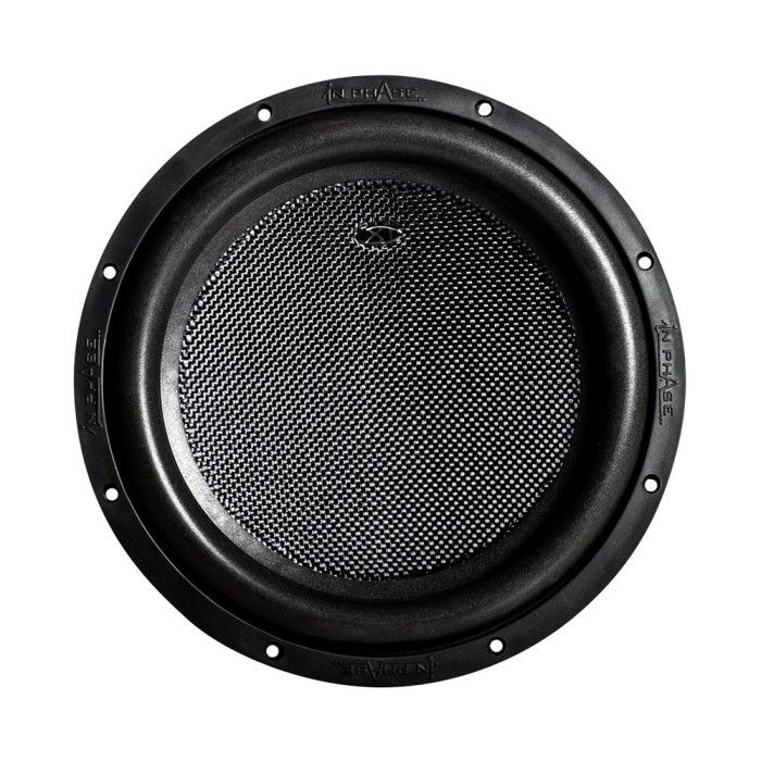 In Phase XT-12 Kevlar Cone 2 Ohm Dual Voice Coil 1400W Peak Power Subwoofer