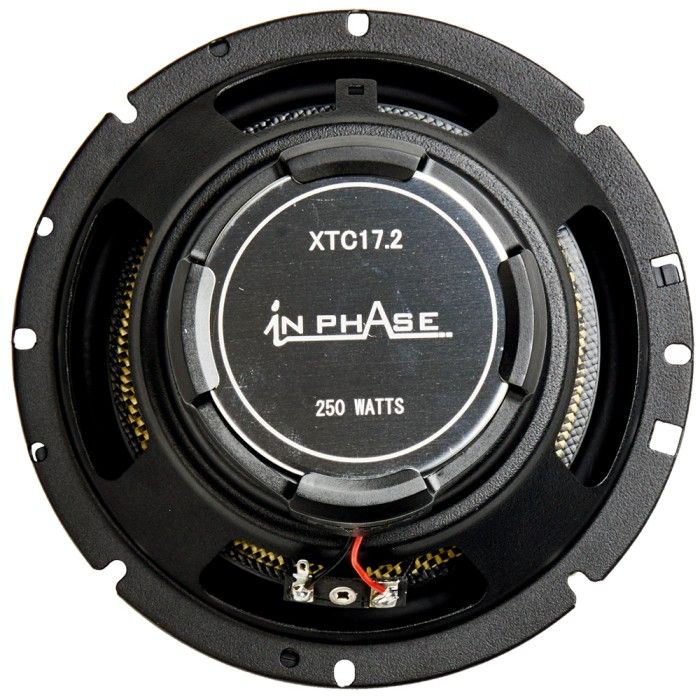 In Phase XTC17.2 17cm 250 Watts 2-Way Rotary Tweeter Car Door/Shelf Speakers