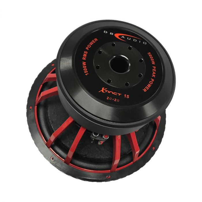 Xtinct15 5000W 15" dual 2? voice coil subwoofer